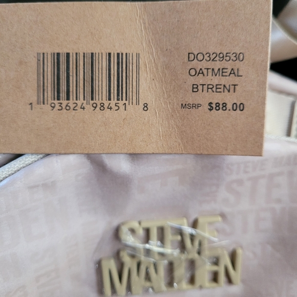 Backpack/purse with attached pouch Oatmeal Color - Picture 4 of 8